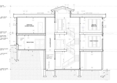 Hatch Point Drive home design blueprint floorpan